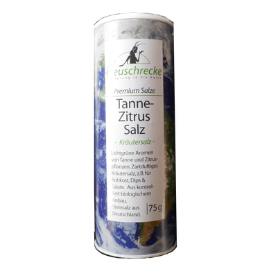 Zitrus-Tannen-Salz, Verpackung